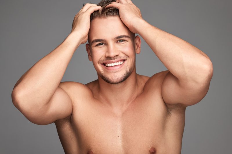male hair
