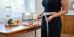 Woman experiencing weight loss after finding out How to lose weight with hormone imbalance