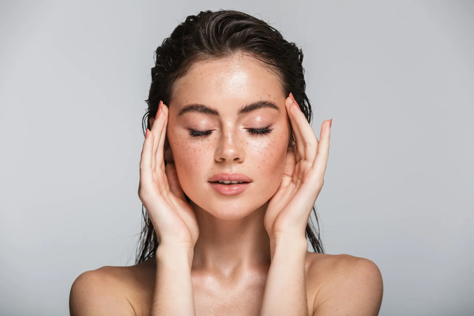 A woman resting during the first two days of skin recovery after CO2 laser resurfacing at Coastal Health & Medical Spa in Jacksonville