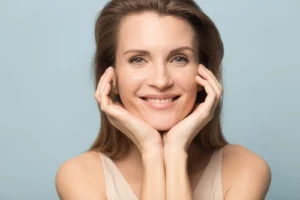 A woman with radiant, smooth, refreshed skin months after her CO2 laser resurfacing treatment at Coastal Health & Medical Spa in Jacksonville
