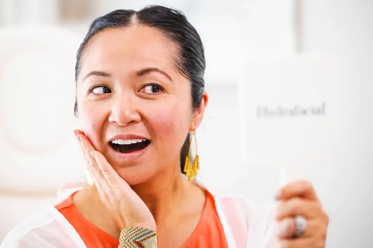 A patient feeling refreshed and energized after a personalized supplement plan in Jacksonville, FL