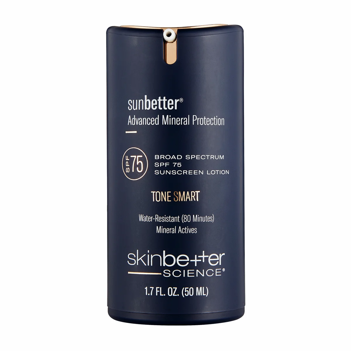 sunbetter TONE SMART SPF 75 Sunscreen Lotion 50 mL by Skinbetter Science (image courtesy of Skinbetter Science)